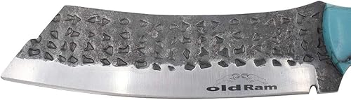 Miniatura 4 de Chopper Clever Machete Cuchillo de hoja de fijación de espiga completa, 14 pulgadas, en total, 1075 de acero al carbono forjado a mano (Multi)