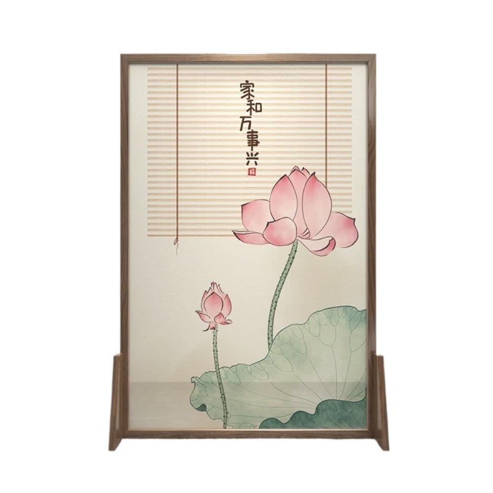 Privacy Screen Chinese Style Screen Partition Living Room Entrance Shielding Tea Office Porch Movable Seat Room Divider