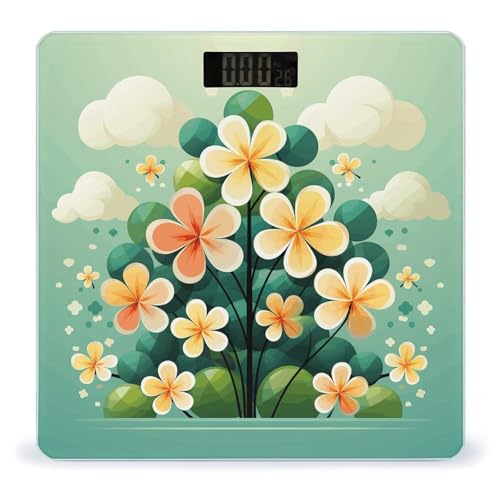Balanza Digital de Baño con Pantalla Grande y Vidrio miniatura 1