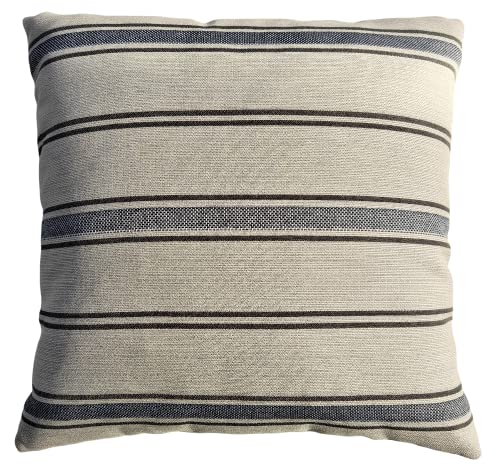 Fodere per cuscino decorativo a righe cotone e