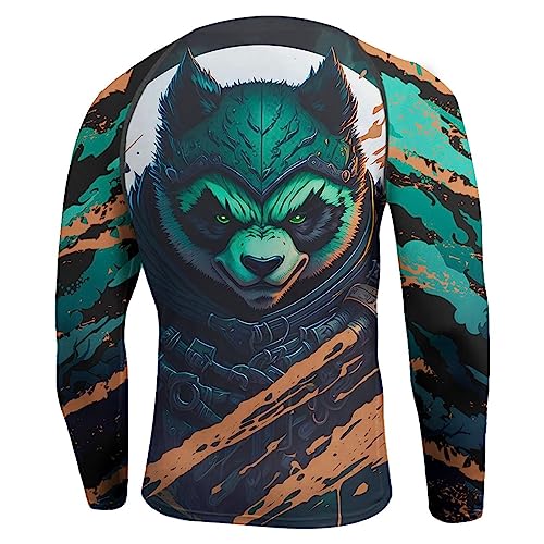 Compression Shirt 4-Way Stretch Construction, Jiu Jitsu Rash Guard Men, BJJ MMA Rash Guard Gift On Birthday3