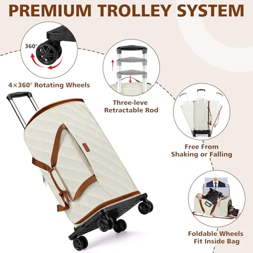 Rolling Garment Duffel Bag 4-in-1 Set