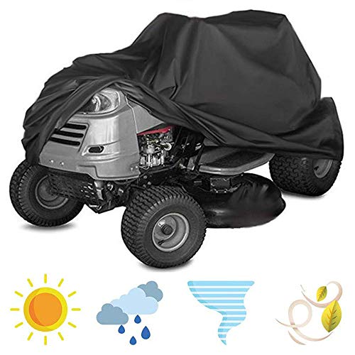 AFAGC Outdoors Lawn Mower Cover - Riding Lawn Mower Cover, Protection Universal Fit for Your Ride-On Garden Tractor, with Drawstring And Storage Bag(S/M/L),S