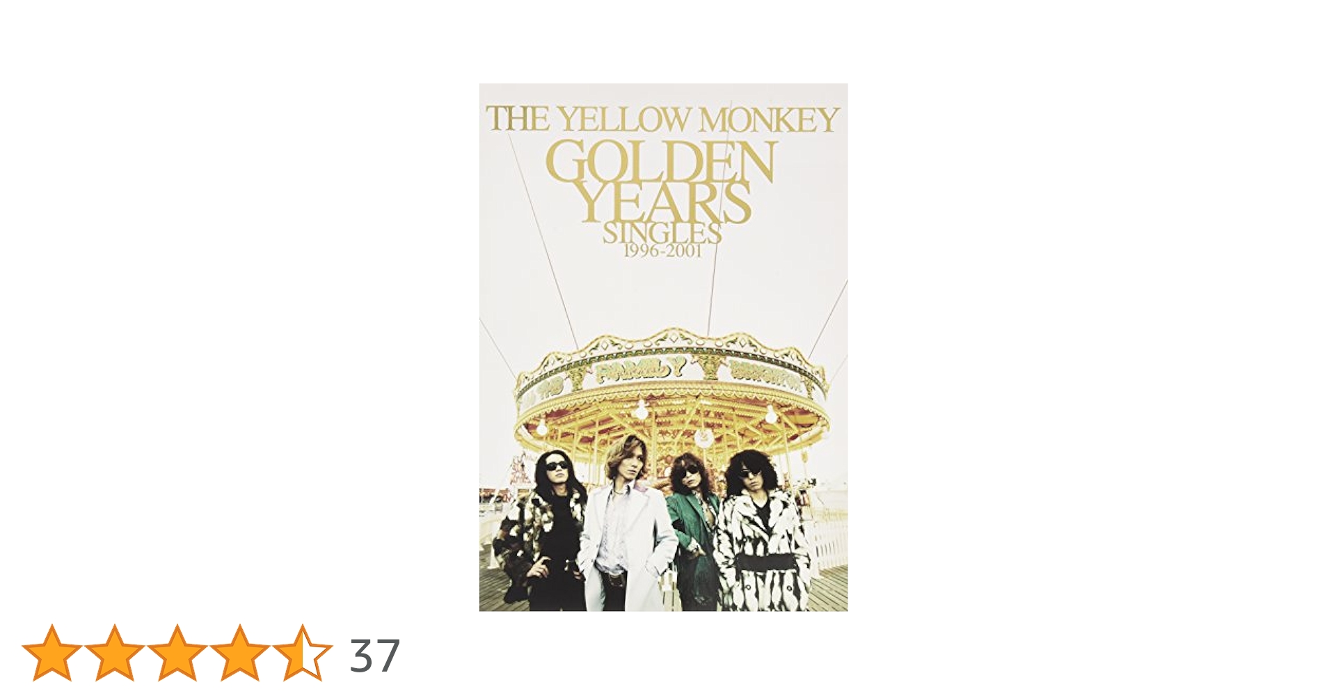 バンドスコア GOLDEN YEARS SINGLES1996~2001/THE YELLOW MONKEY