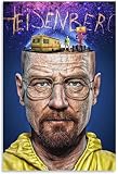 Impressions sur toile Breaking Bad Poster Wall Art Canvas Peintures décoratives Prints Picture (60x90cm Sans cadre)