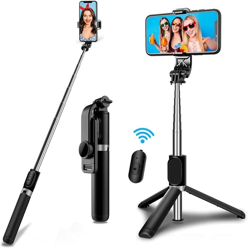 For Samsung S26/S26+/S26 Ultra/S25 FE/S25 Edge/S25/S25+/S25 Ultra/S24 FE/S24/S24+/S23 Selfie Stick Tripod 3 in 1 Bluetooth Selfie Stick Tripod Extendable and Portable Selfie Stick with Wireless Remote