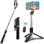 For Google Pixel 10A /10/10 Pro XL /9A /9/9 Pro XL /8A /8 /7A /7 /6A /6 Selfie Stick, Tripod Extendable and Portable Detachable Wireless Remote