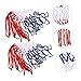 Kisangel 6pcs Heavy Duty Basketball Net Replacement for Standard Hoops Use Easy Installation for Shot Training and Practice