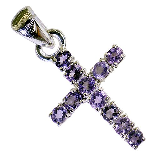 Croix améthyste argent, un collier protecteur rempli de sérénité - 2