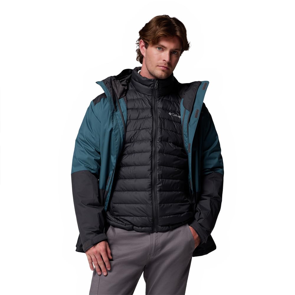 Columbia Point Park Interchange Jacket Abrigo de invierno 3 en 1 intercambiable Hombre (Pack de 1)