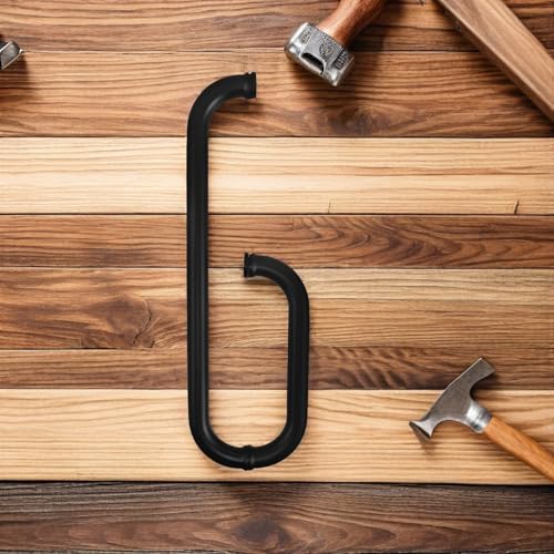 Manijas de puertas accesibles de vidrio para mamparas atascadas 7