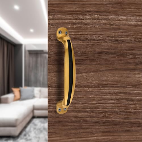 Image of Door Handle Cool Door Handles for Main Door Aluminum (7 Inch), Antique- Finish Door Handles for Home and Office for Wooden & Glass Door Handle, Pull Door Handle (Pack of 3 Pair, One Line)