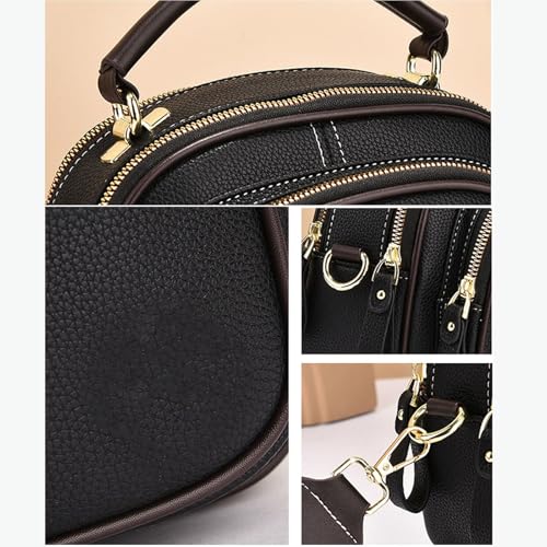 Bousalutend Crossbody Bag, Bousalutend Adjustable Wide Strap, Classic Multifunctional Compartments, Leather Crossbody Bag4