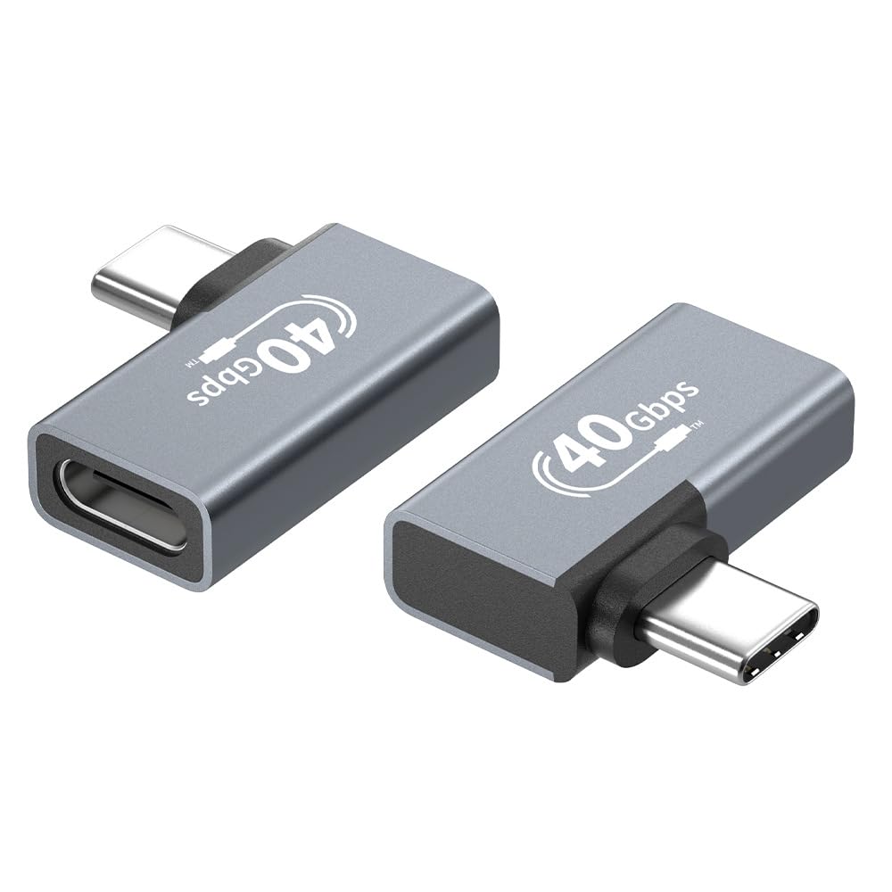 Amazon.co.jp: USB4.0 Type C 変換アダプター usb c l タイプc L型変換