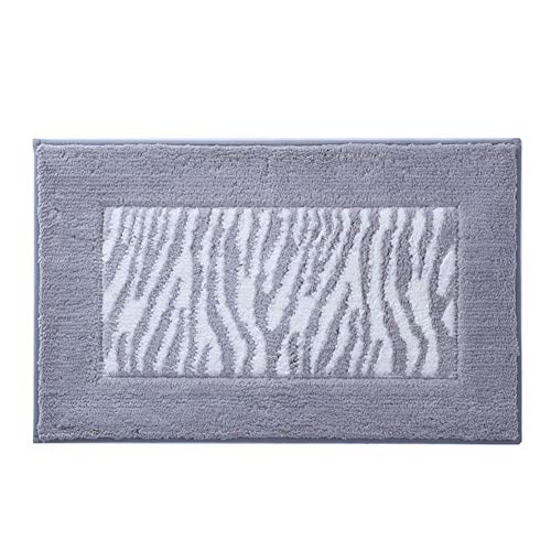 Preisvergleich Produktbild TBATM Baumwollbadematte Schnelltrocknende rutschfeste Badematte Maschinenwaschbar, Wasserdichtender Badteppich Für Die Dusche Langlebige Fußmatten,D,60x90cm