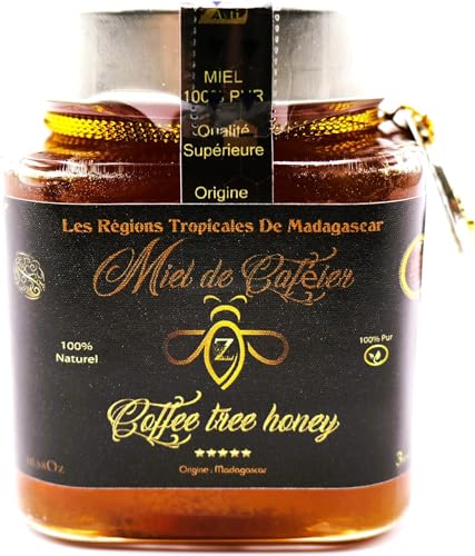 Zayti Miele di Caffè del Madagascar 300g- 100% naturale, raccolto nella zona di Manakara