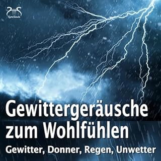 Gewittergeräusche zum Wohlfühlen – Gewitter, Donner, Regen, Unwetter Titelbild