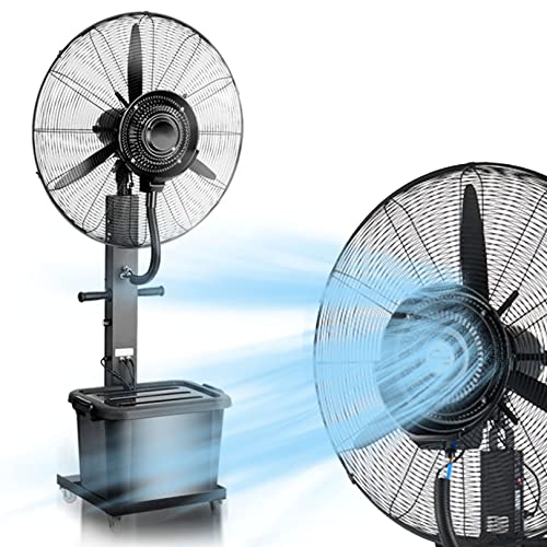 Wangxlgd 71cm Oszillierender Nebel-Standventilator