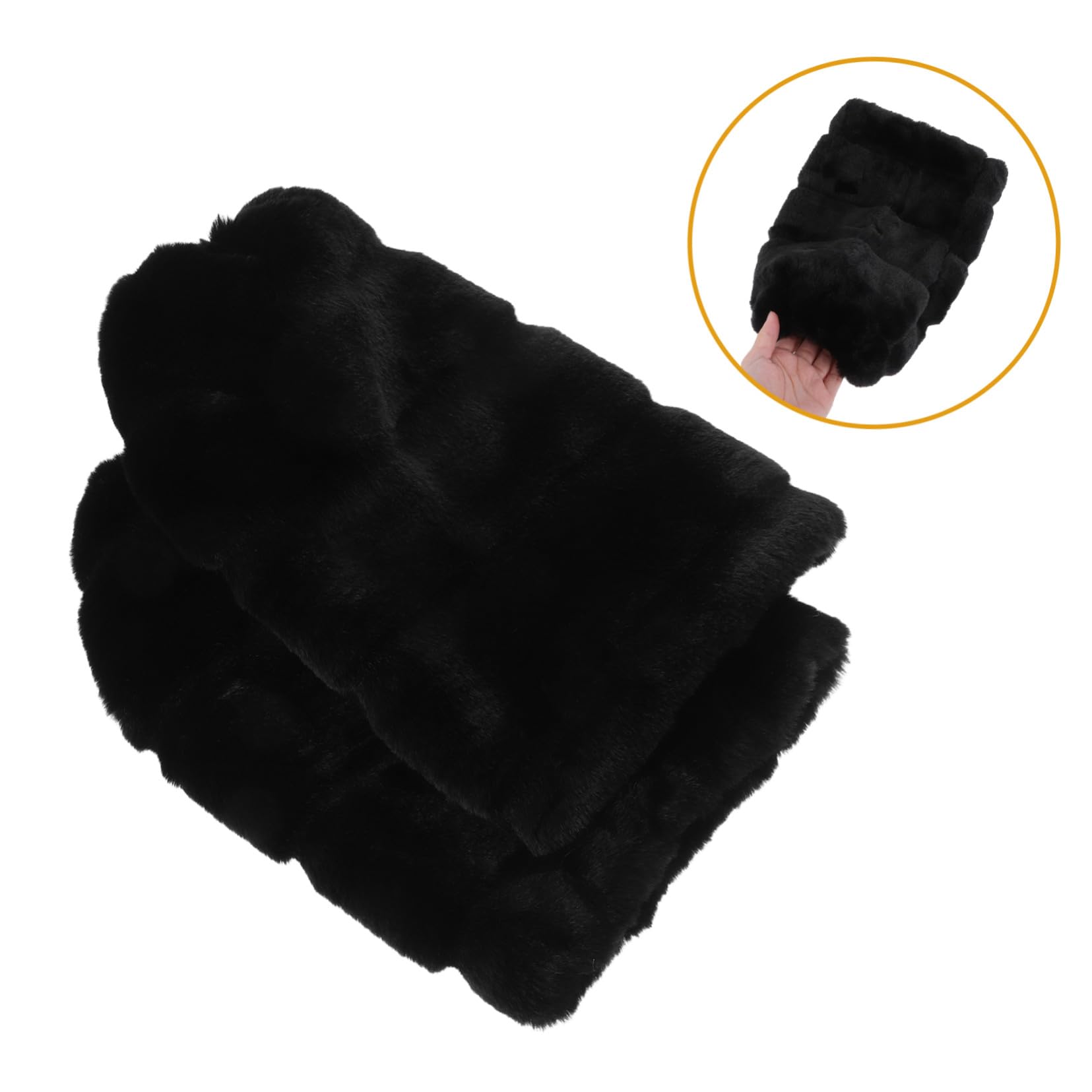 Toyvian Calentadores de Piernas Largos 30cm para Mujer, Negro