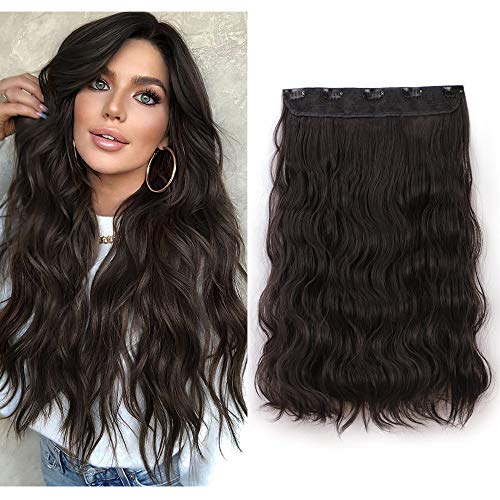 Hair Extensions Wavy Hair Extensions for Women Clip in Thick Synthetic Hair Extensions