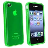 Importer520 Green TPU Flexible Case For Apple Iphone 4 4G 4GS AT&T Verizon