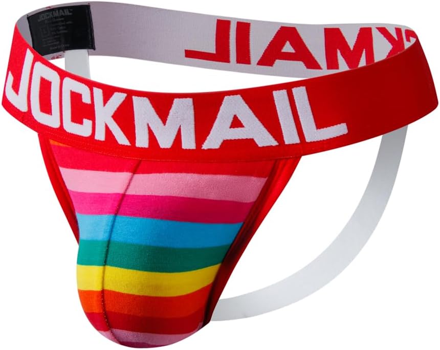 Mens Jockstrap Underwear Wide Belt Athletic Supporter Mens Thongs Sport Underwear Jock Strap