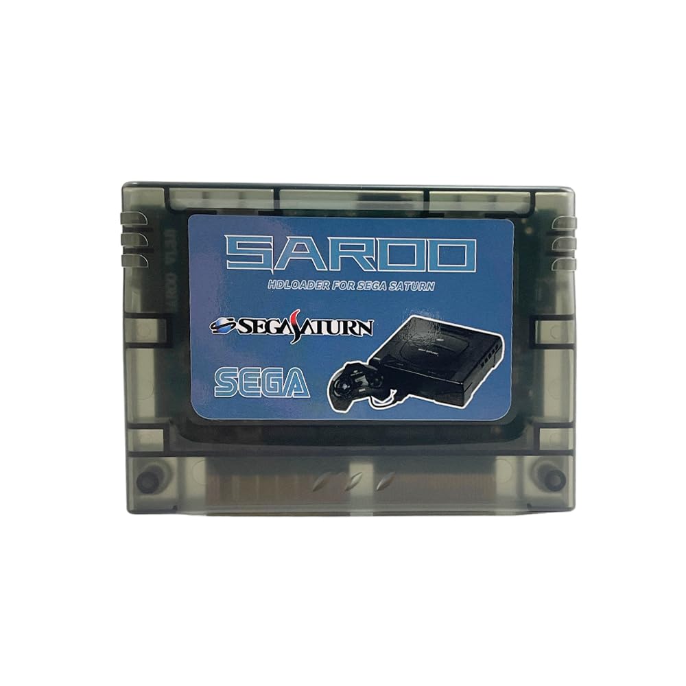 SAROO SS HD Loader Cartouche de lecture rapide pour cartes SD TF Menory pour jouer à des jeux sans CD pour Saturn avec 128 Go de jeux (SAROO 64 Go)