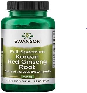 Swanson Premium Full-Spectrum Korean Red Ginseng Root 400 Mg 90 Caps
