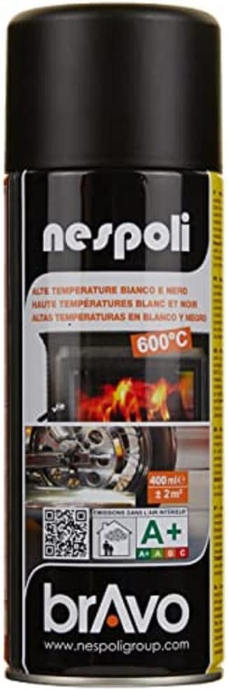 Aérosol Peinture Noire - Haute température - Afer