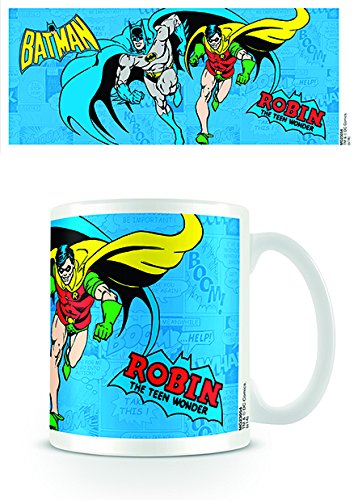Forty7 DC Comics MG23054 Originals Batman And Robin Ceramic Mug, Multi-Colour