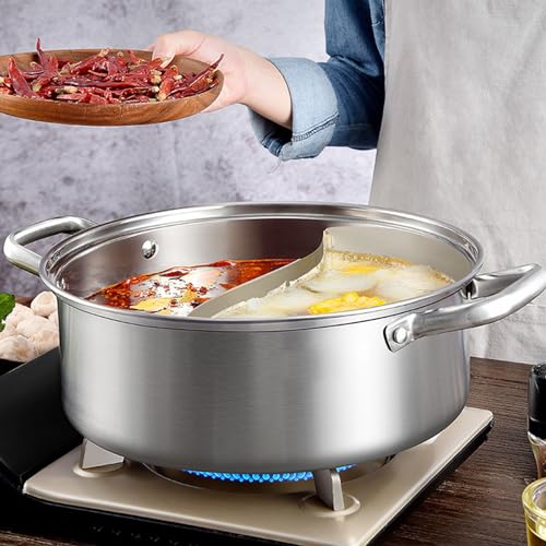 Olla Hot Pot Shabu Shabu Acero Inoxidable 30cm miniatura 6