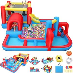Bounce House Waterslide for Kids 3-...