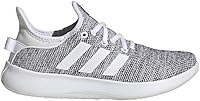 adidas Women's Cloudfoam Pure Sneakers: All-Day Cushioning, Grippy Rubber Outsole, Runs Big - Size Down for Perfect Fit