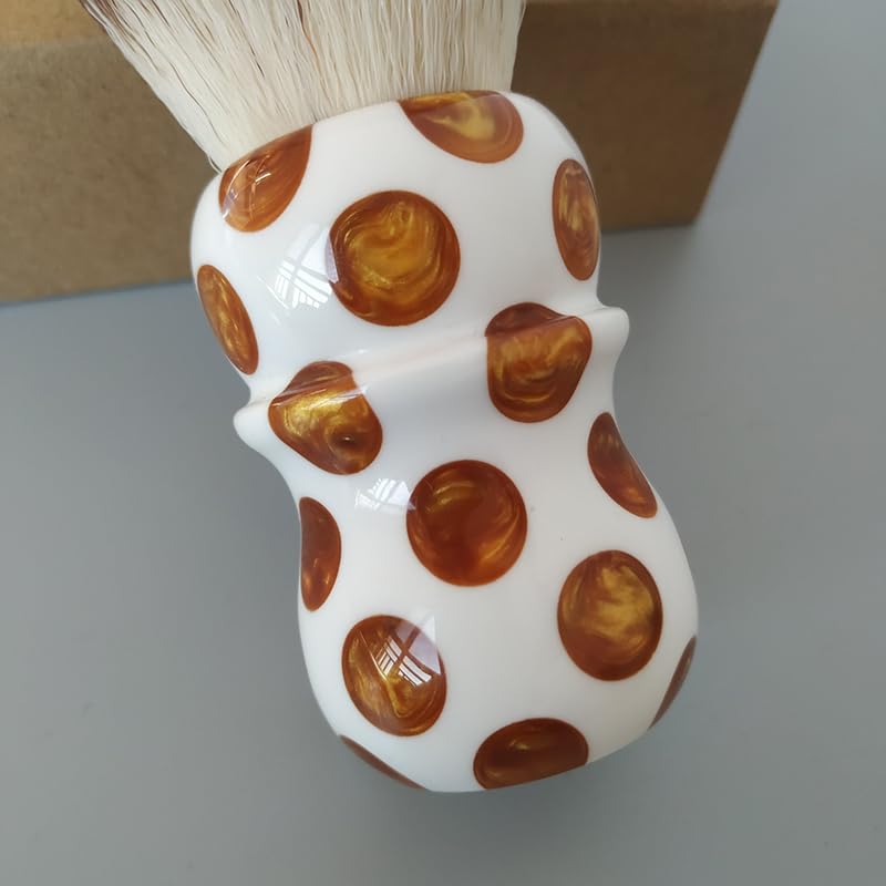 YUNXIAO A2S shaving brush with resin handle and Synthetic Hair Bristle for Wet Shave