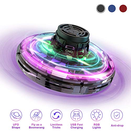 XINHOME FlyNova Flying Toy Hand Operated Free Mini Drone Helicopter Boomerang Interactive Stunt