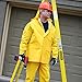 Cordova R9023FRXL Stormfront FR .35 MM PVC/Polyester, Yellow 3-Piece Rain Suit, Limited Flame Resistant, Storm Fly, Bib Pants with Suspenders, Detachable Hood, X-Large