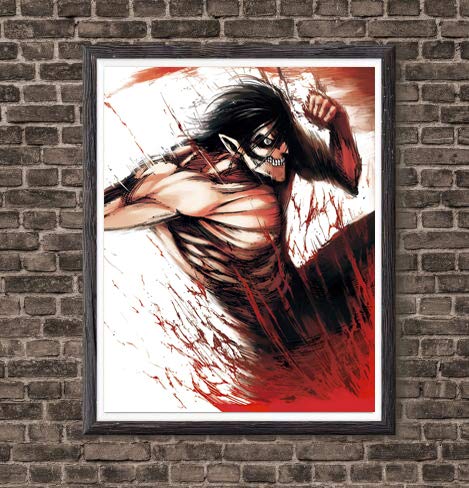 Amazon.co.jp: 進撃の巨人 漫画 アニメ壁紙 デジタルキャンバスアート