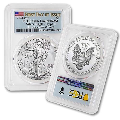 2021 T1 (W) 1 oz American Silver Eagle Coin Gem Uncirculated...