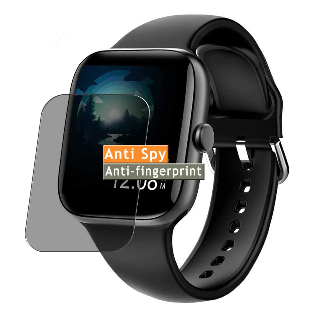 Vaxson Privacy Screen Protector, compatible with RUNDOING 1.54" Smartwatch smart watch, Anti Spy Guard Film Protectors Sticker [NOT Tempered Glass] New
