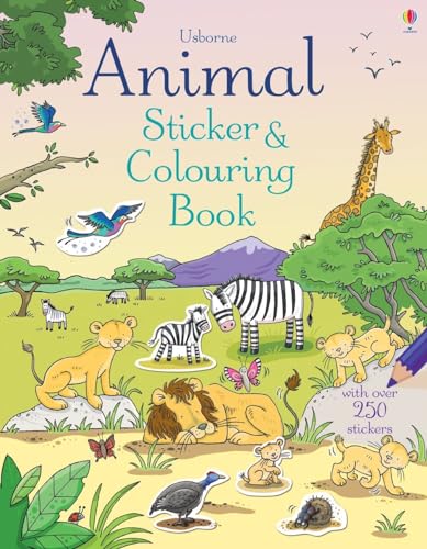 Animal Sticker and Colouring Book (Sticker and Colouring Books)