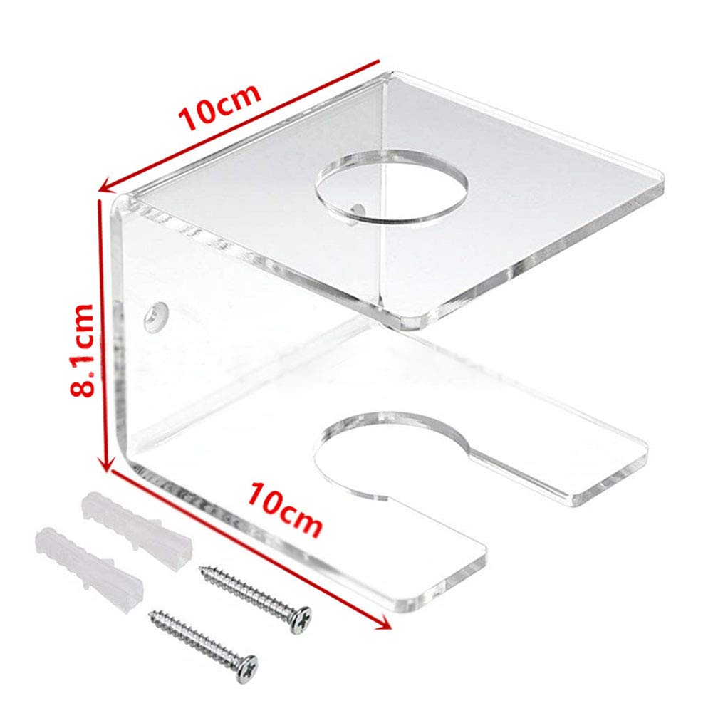 Lot de 6 cintres (2 packs de 3 cintres) "Point" en plastique - Rose - 43 cm