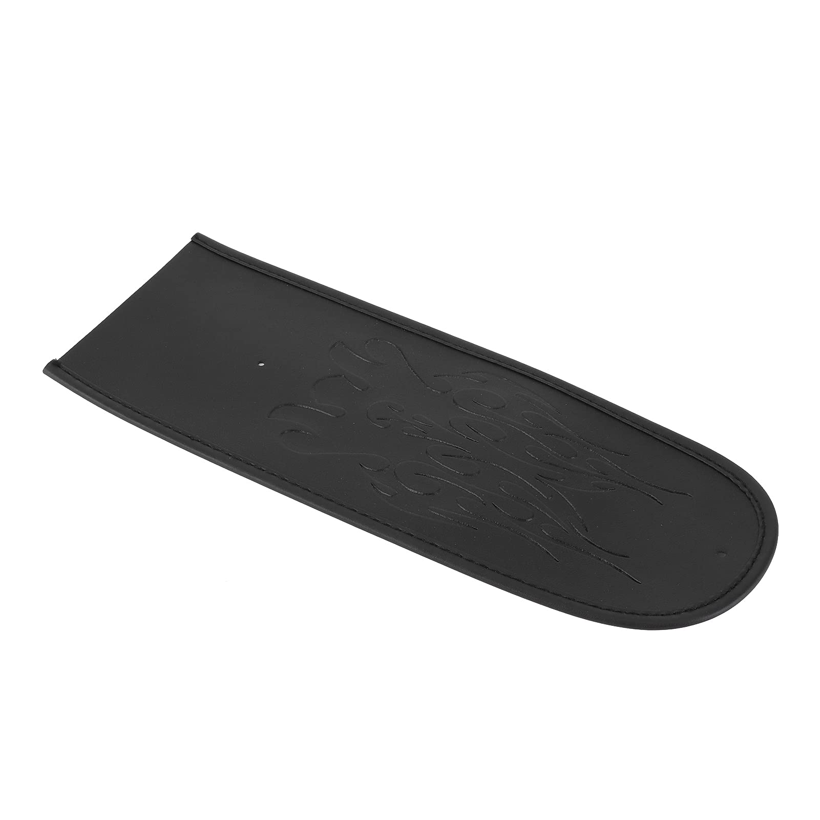 Parafango Moto Protector Decor Parafango Cover Pad Pelle Artificiale Fit per XL 883 1200 48 Trattamento Parafanghi Automobilistici (Nero)