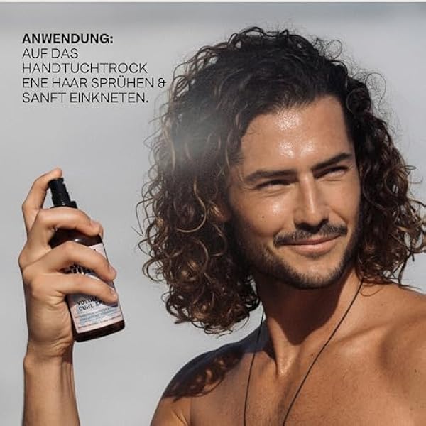 BALI CURLS Volumizing Curl Spray - спрей для кудрей с рисовым протеином и иланг-илангом - веганский освежающий спрей для объема и блеска - совместим с Curly Method, уход за натуральными локонами - 150 мл