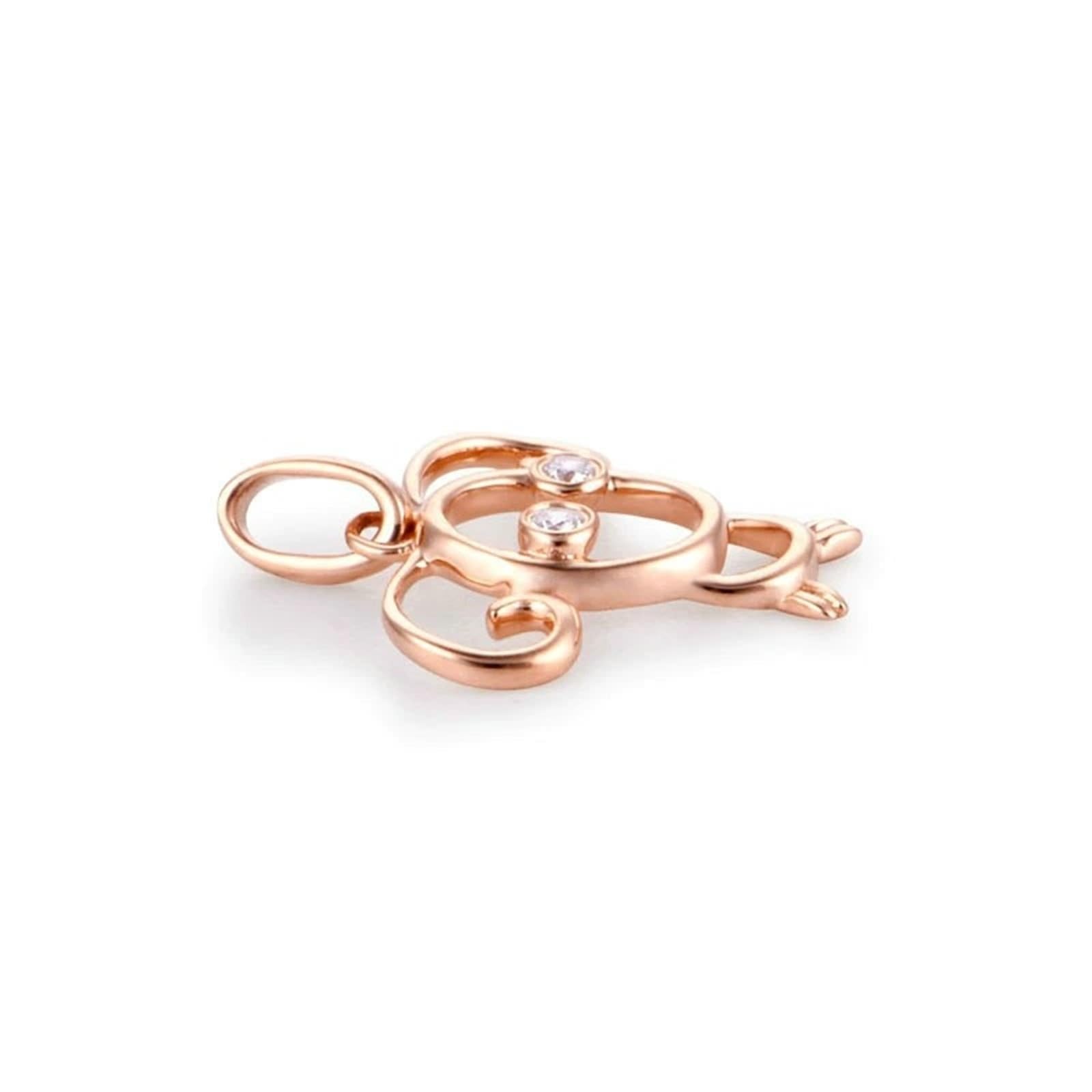 9K/18K Gold Halskette für Damen, Moissanit/Diamant Widder Edelstein Anhänger Schmuck Kettenlänge 18 Zoll