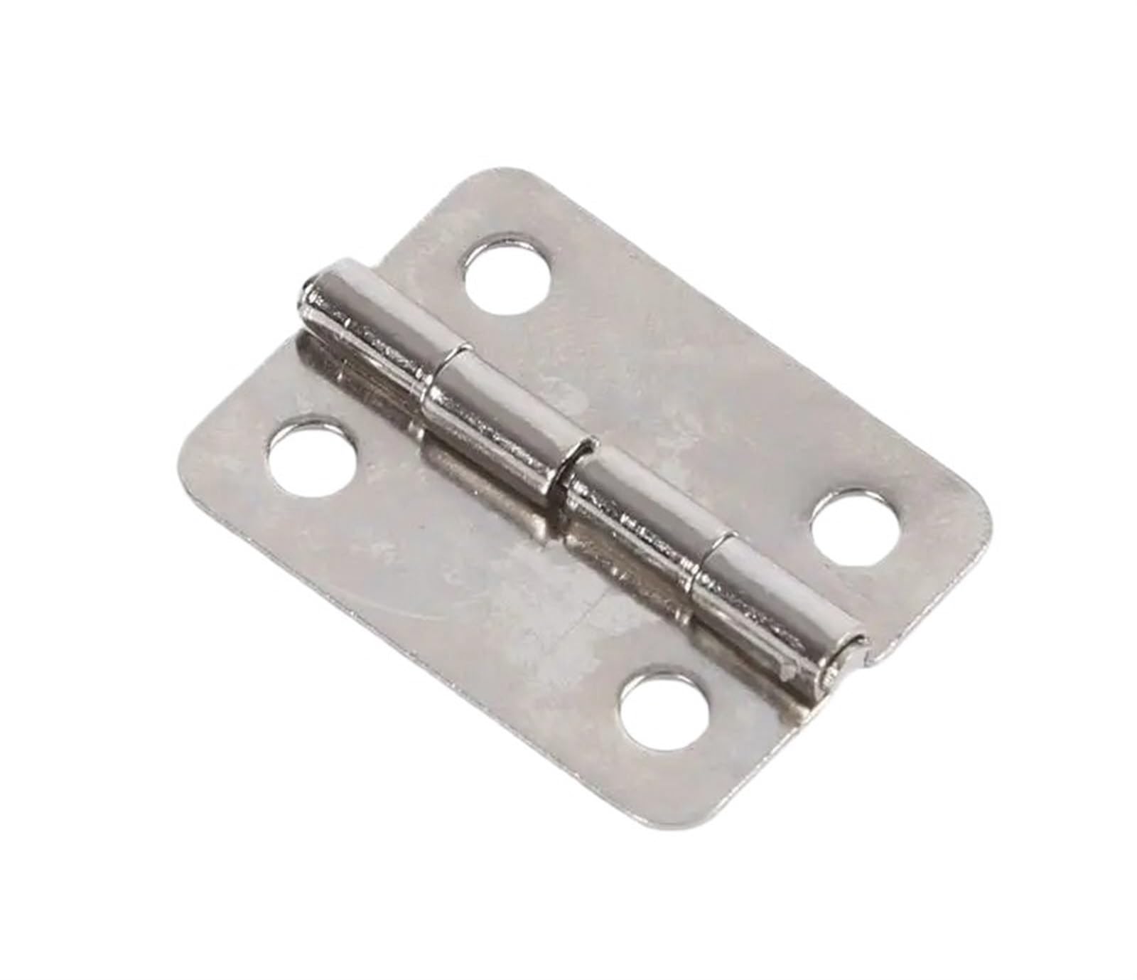 Coffret cadeau à charnière ronde acier inoxydable 1 pouce pour petite boîte bois 20x19mm