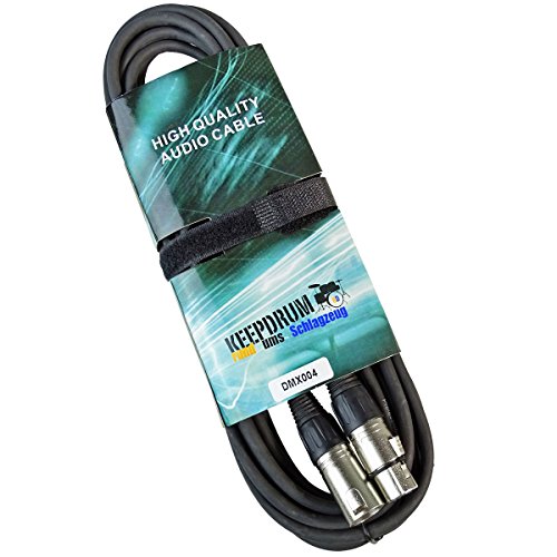 Câble DMX XLR 15m keepdrum DMX004 pour stopper les clignotements de vos projecteurs et lumières LED