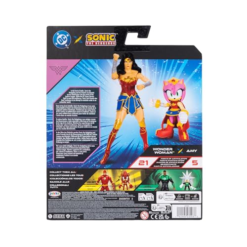 DC X Sonic the Hedgehog Amy as Wonder Woman & Wonder Woman 2.5/5-inch Figures Multipack - image 7