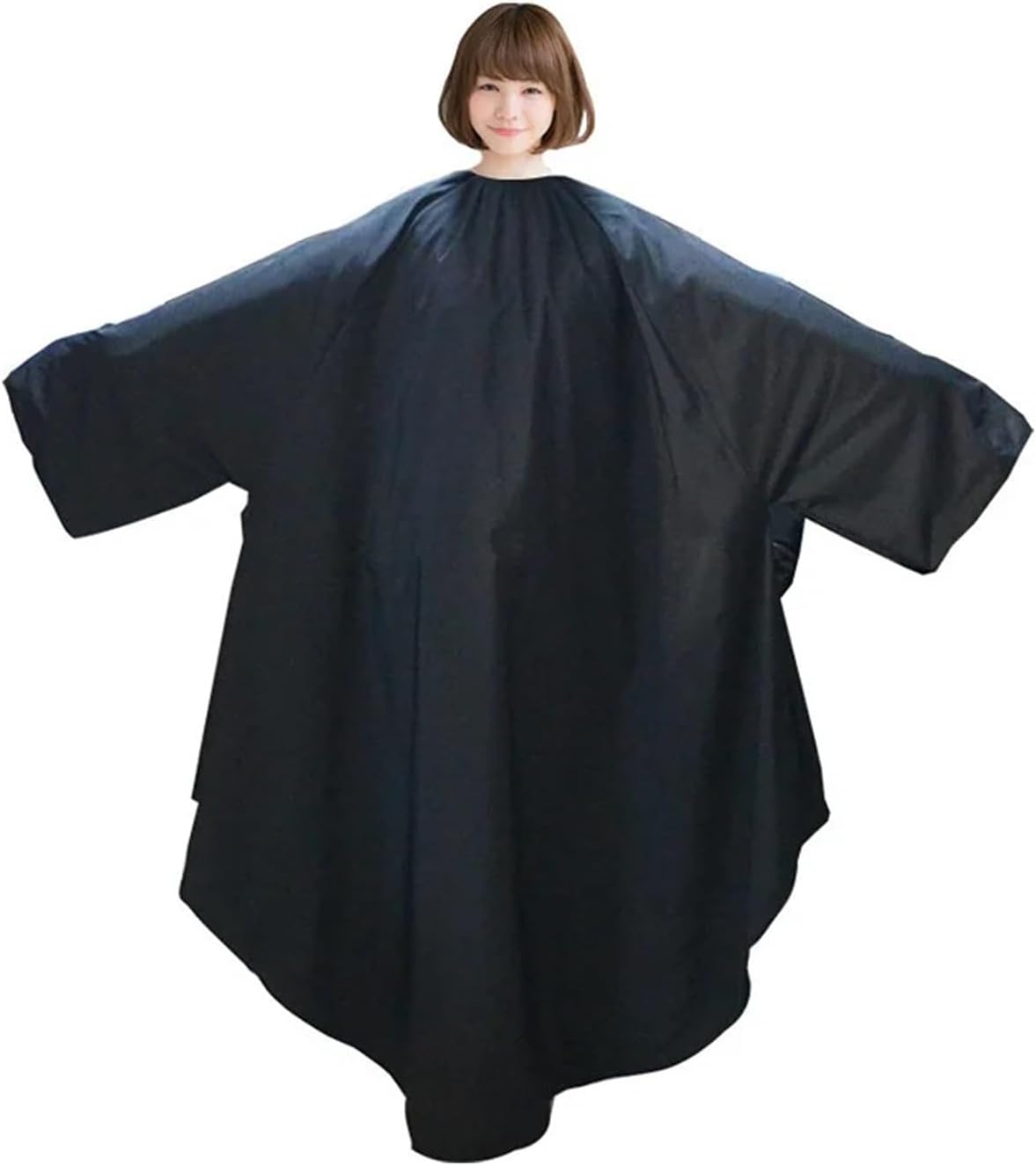145 * 165cm Professional Waterproof Hair Cutting Cape Long Sleeve Haircut Apron Salon Hairdressing Cloth