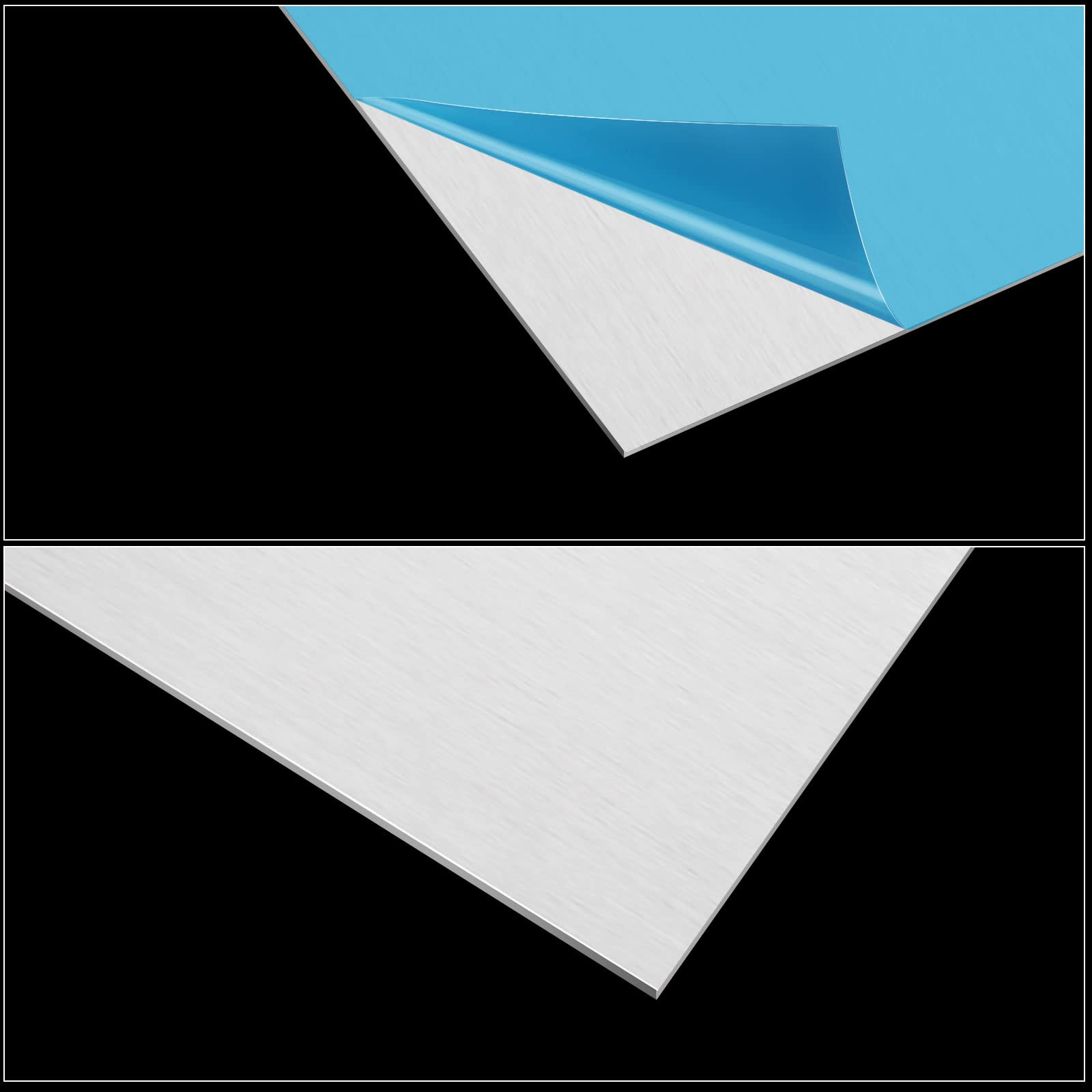Feuille D'aluminium 5052 1/4 Dur H32 - Épaisseur 0.090 X 6 X 24 Pouces Neuf