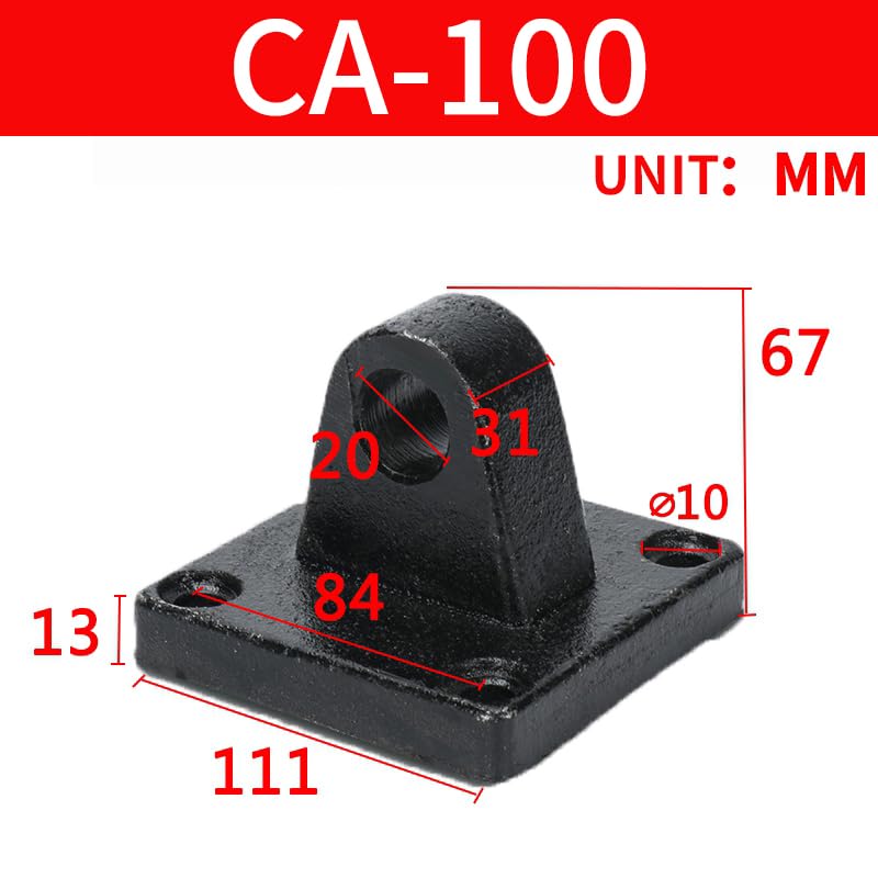 Image of SC Cylinder CA Series Link Base - Single Ear Mounting Bracket, Standard Accessory for Pneumatic Cylinders (CA100)